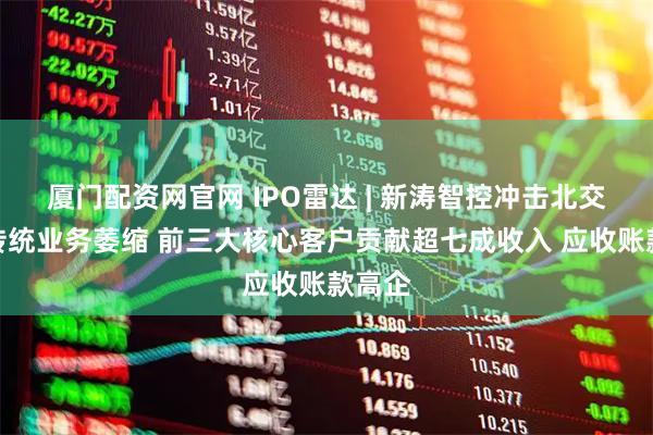 厦门配资网官网 IPO雷达 | 新涛智控冲击北交所：传统业务萎缩 前三大核心客户贡献超七成收入 应收账款高企